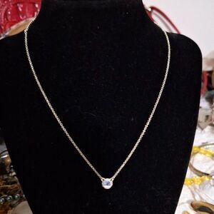 Natalia V. Collister CZ Women's Necklace Elegant Vintage Inspired Minimalist